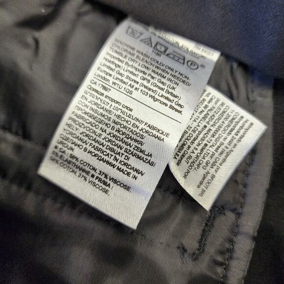 Banana Republic Ryan Slim Straight-Fit Washable Bi-Stretch Pant Black Size 2 NWT - Picture 6 of 9